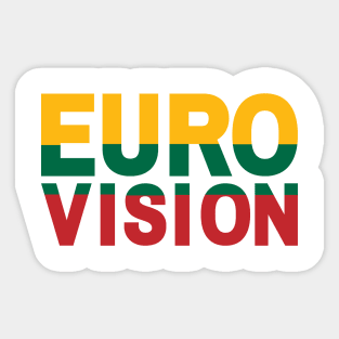 Eurovision - Lithuania Sticker